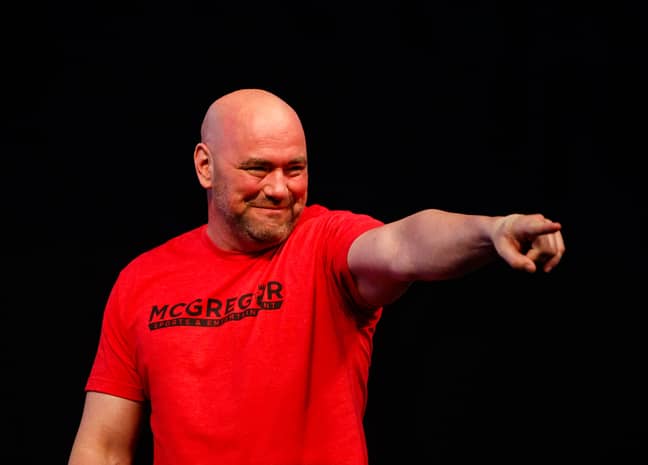 UFC president Dana White. Credit: PA