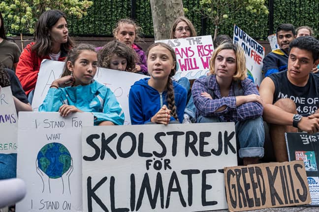 Thunberg has been praised for her stand against climate change which began with strikes outside the Swedish Parliament last year. Credit: PA