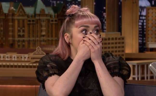 The moment she dropped the clanger. Credit: The Tonight Show Starring Jimmy Fallon/NBC