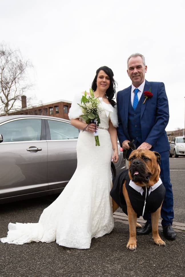 Estelle said all the hassle of rearranging the wedding was worth it to have Brucie there. Credit: Dawid Andrzejcak