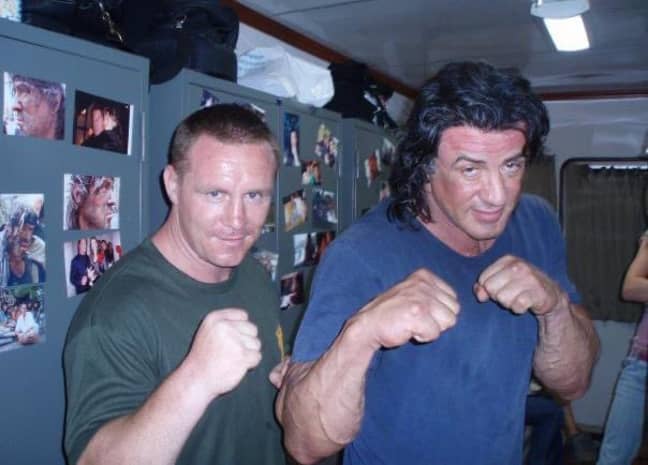Billy was Sylvester Stallone's stunt double in Rambo IV. Credit: Supplied