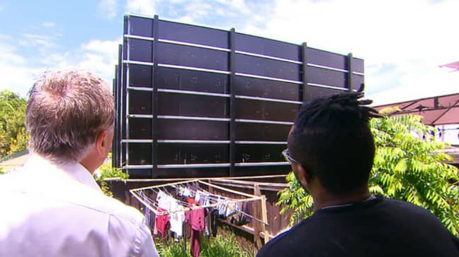 The back view that the neighbours see. Credit: A Current Affair/Nine News