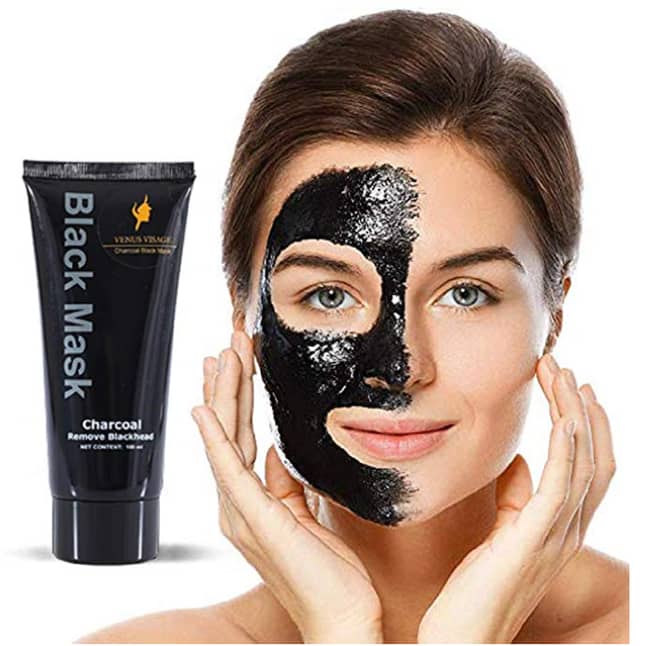 An example of what these masks look like when they're applied. Credit: Amazon/Three Trees Beauty