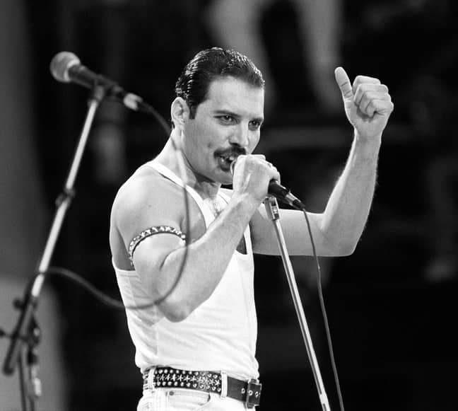 Freddie Mercury in 1985. Credit: PA