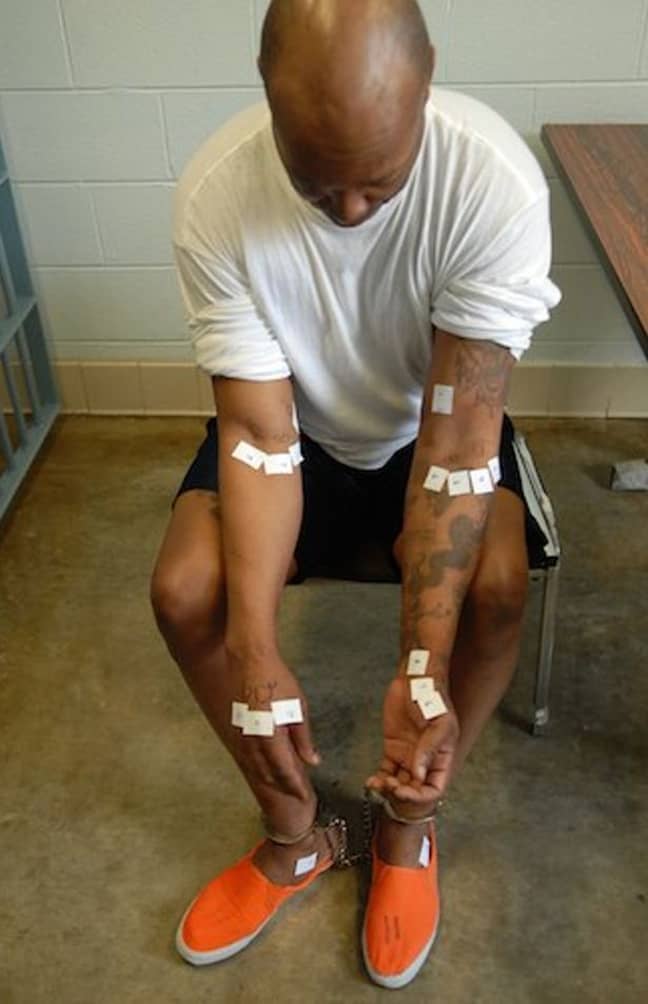Romell's body was left with cuts from the failed attempts. Credit: Ohio Department of Rehabilitation and Correction