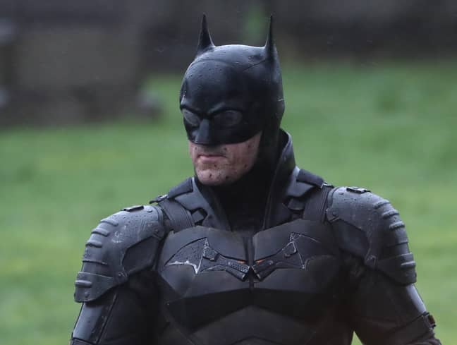 Filming for The Batman at Glasgow Necropolis cemetery back in February. Credit: PA