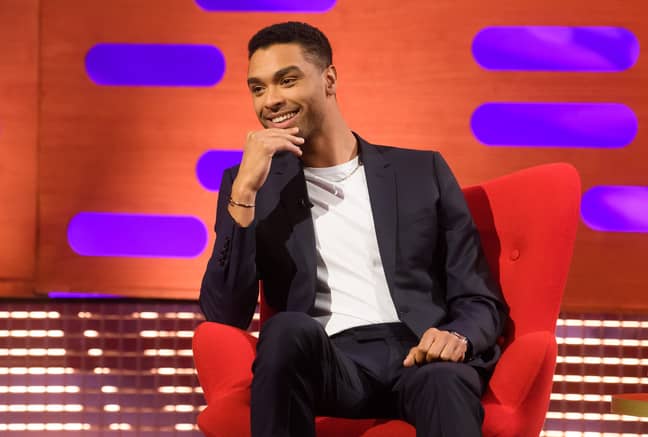 Rege-Jean Page on the Graham Norton Show in 2021. (Credit: PA)