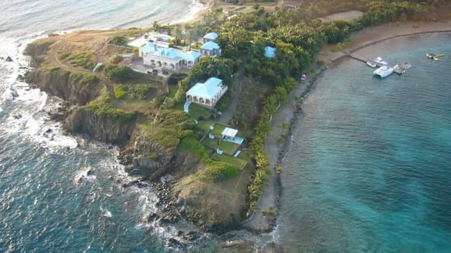 Epstein's Private Island, Little St.James. Image: Court photos