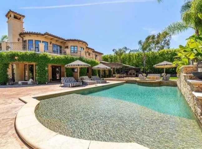 The Mediterranean-style villa was first listed in May 2019, but took nearly a year to sell. (Credit: Keller Williams Realty)