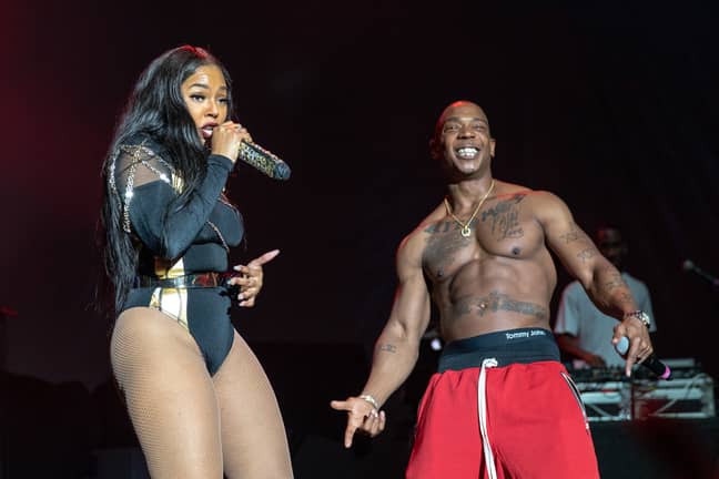 Ashanti and Ja Rule during the 4th Annual V103 Summer Block Party. Credit: PA