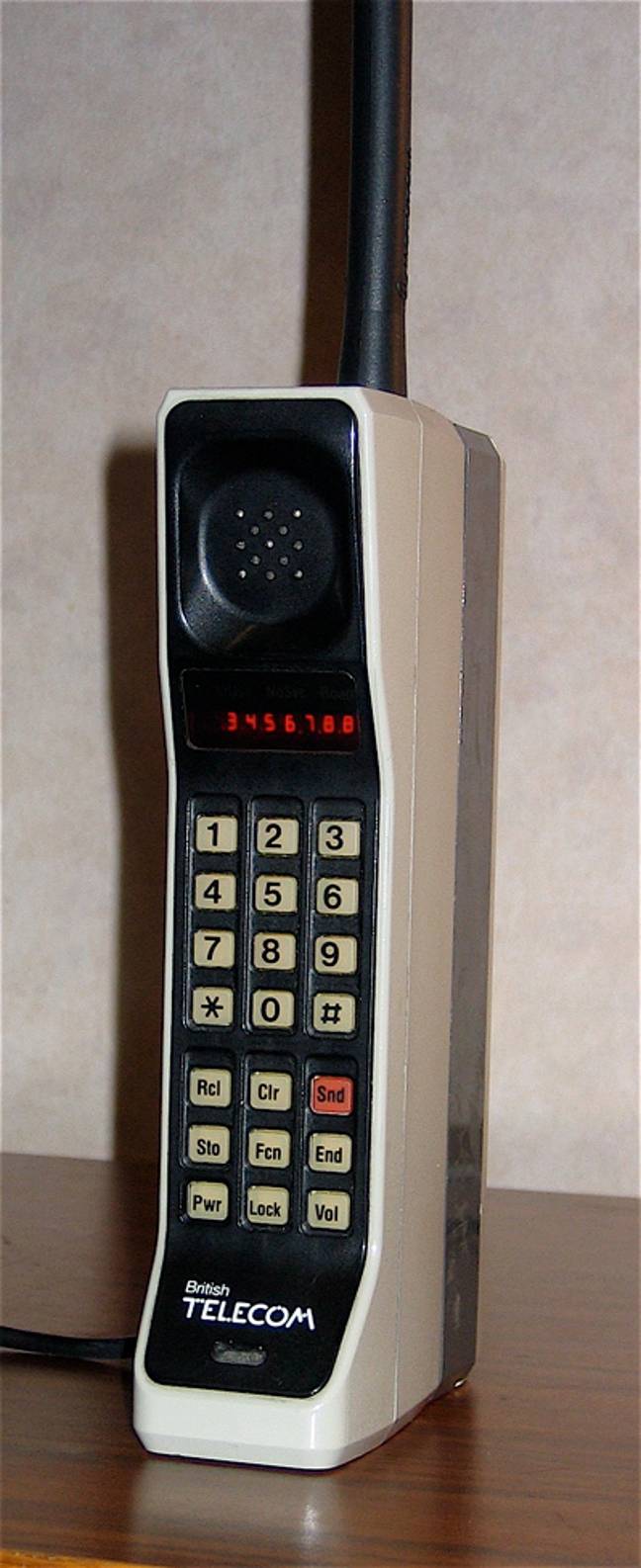 The iconic Motorola DynaTAC 8000X from 1984 could be worth up to £3,500. Credit: Wikimedia Commons/Redrum0486