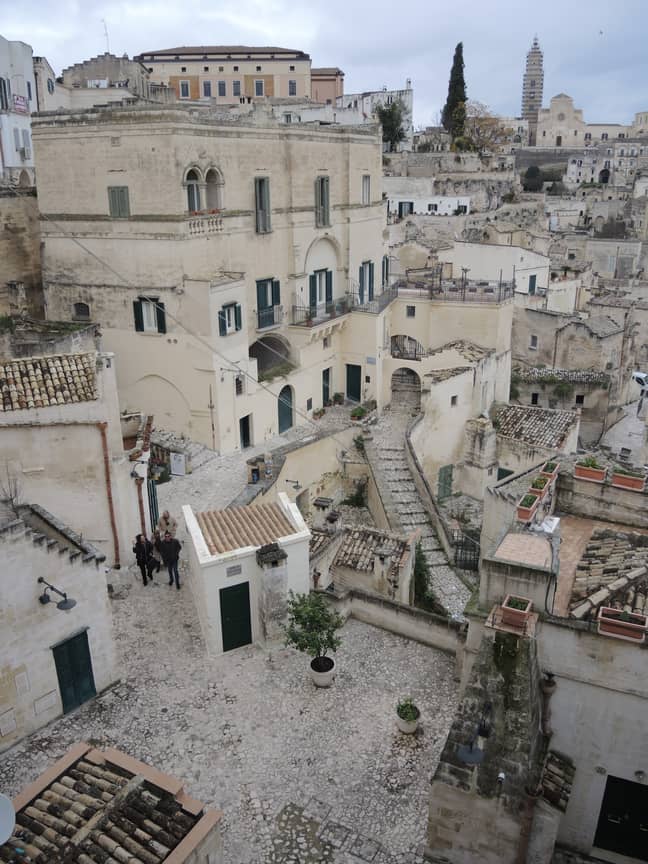 Matera, the Italian city used to film the scene. Credit: PA