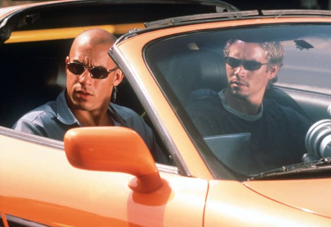 Vin Diesel and Paul Walker in The Fast and the Furious in 1999. Credit: PA