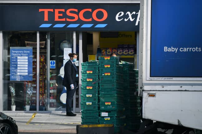 Tesco has limited online delivery orders to 80 products per customer. Credit: PA