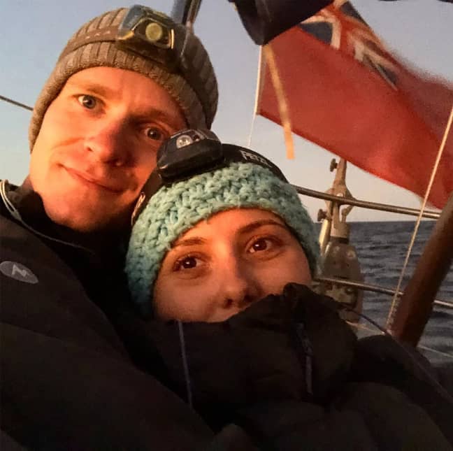 Elena Manighetti and Ryan Osbourne. Credit: Instagram/@sailingkittiwake