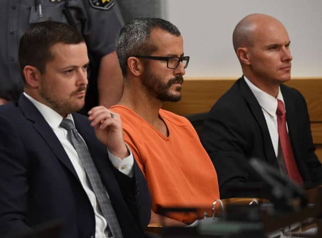 Chris Watts was sentenced to three consecutive life terms in prison. Credit: Netflix