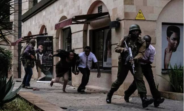 The unnamed soldier stormed the building after one of the terrorists detonated a suicide vest. Credit: Getty