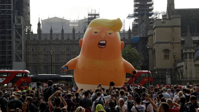 The blimp last year. Credit: PA