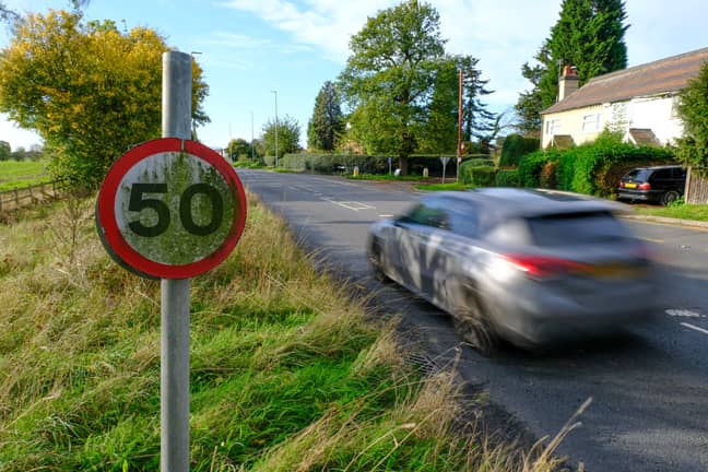 The road used to have a 50mph speed limit. Credit: SWNS