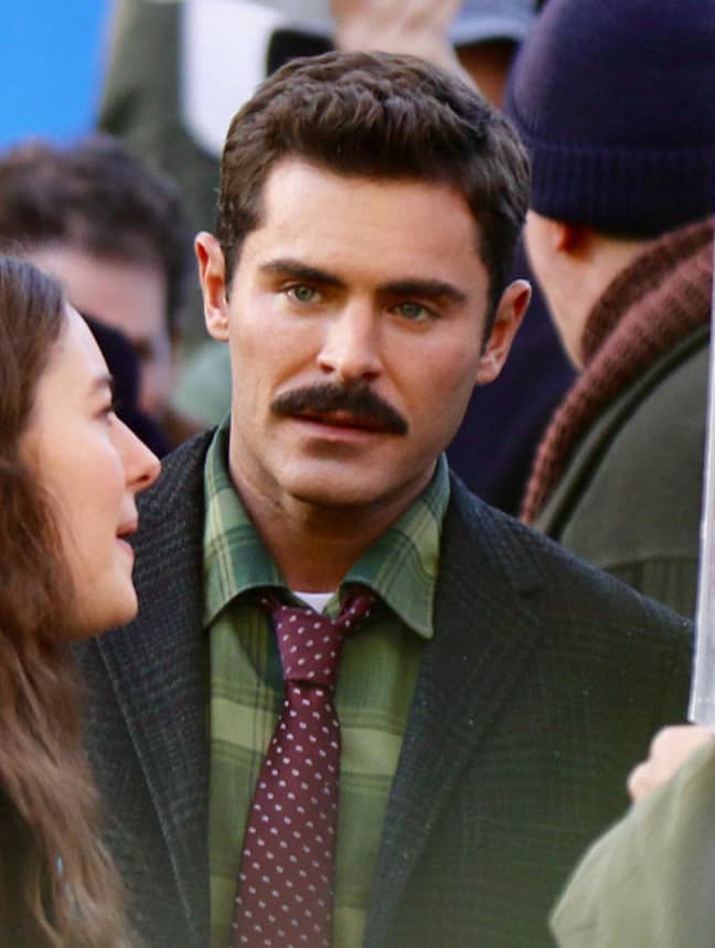 Zac Efron is now sporting a moustache. Credit: Getty Images