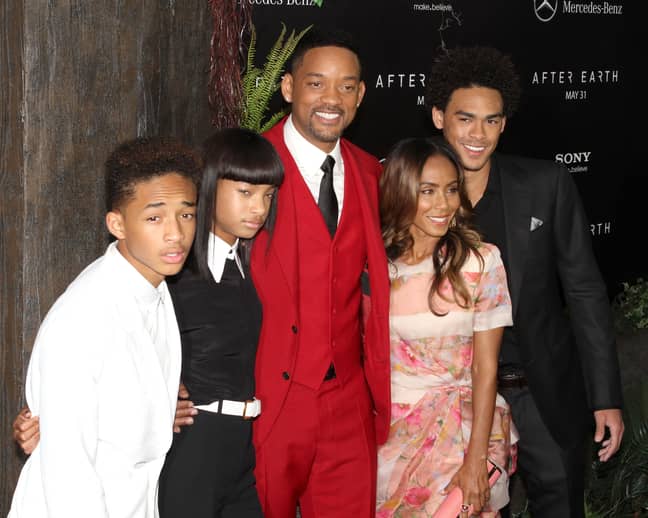 The Smith family at the After Earth premiere. Credit: PA