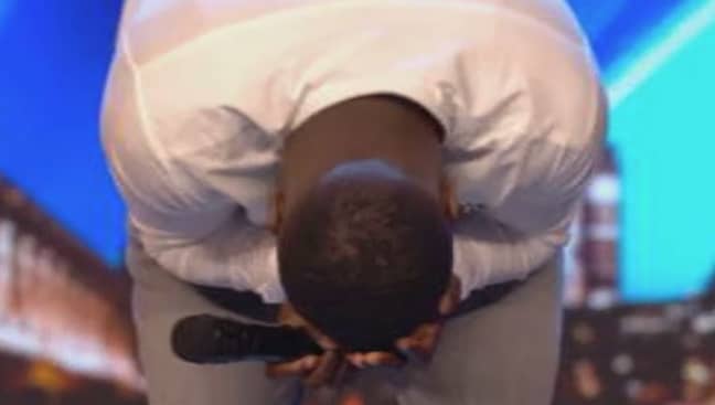 Kojo broke down when he finished the hilarious set. Credit: ITV/Britain's Got Talent 