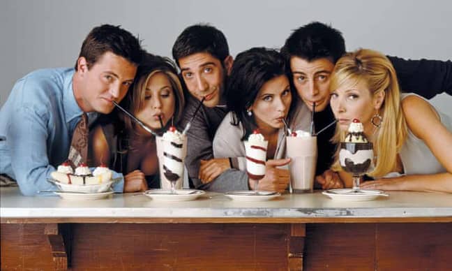 The Friends cast back in the day. Credit: NBC
