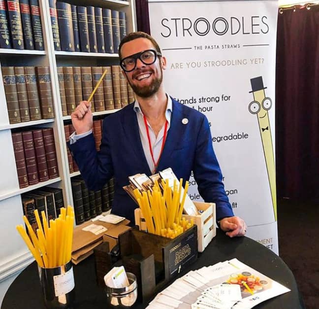 Maxim Glemann with his Stroodles. Credit: Stroodles/Instagram