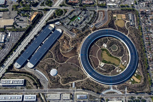 Apple headquarters in Cupertino, California. Credit: PA