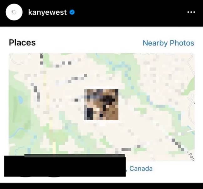 Kanye has since deleted the post. Credit: Instagram