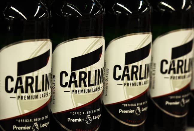Bottles of Carling it is, then? Credit: PA