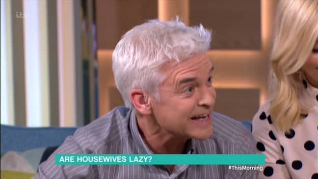 The point when Phil highlighted that rebecca had said they were lazy. Credit: ITV