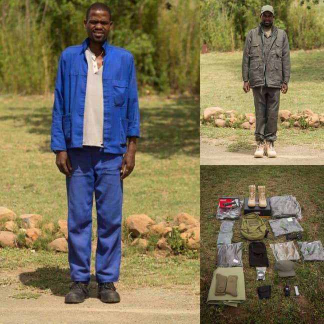 The basic equipment and uniform required for one ranger, which costs around $1000. Credit: Game Rangers Association Of Africa