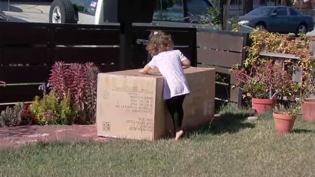 Toddler Buys Sofa Using Her Mum's Amazon Account Credit: NBC San Diego