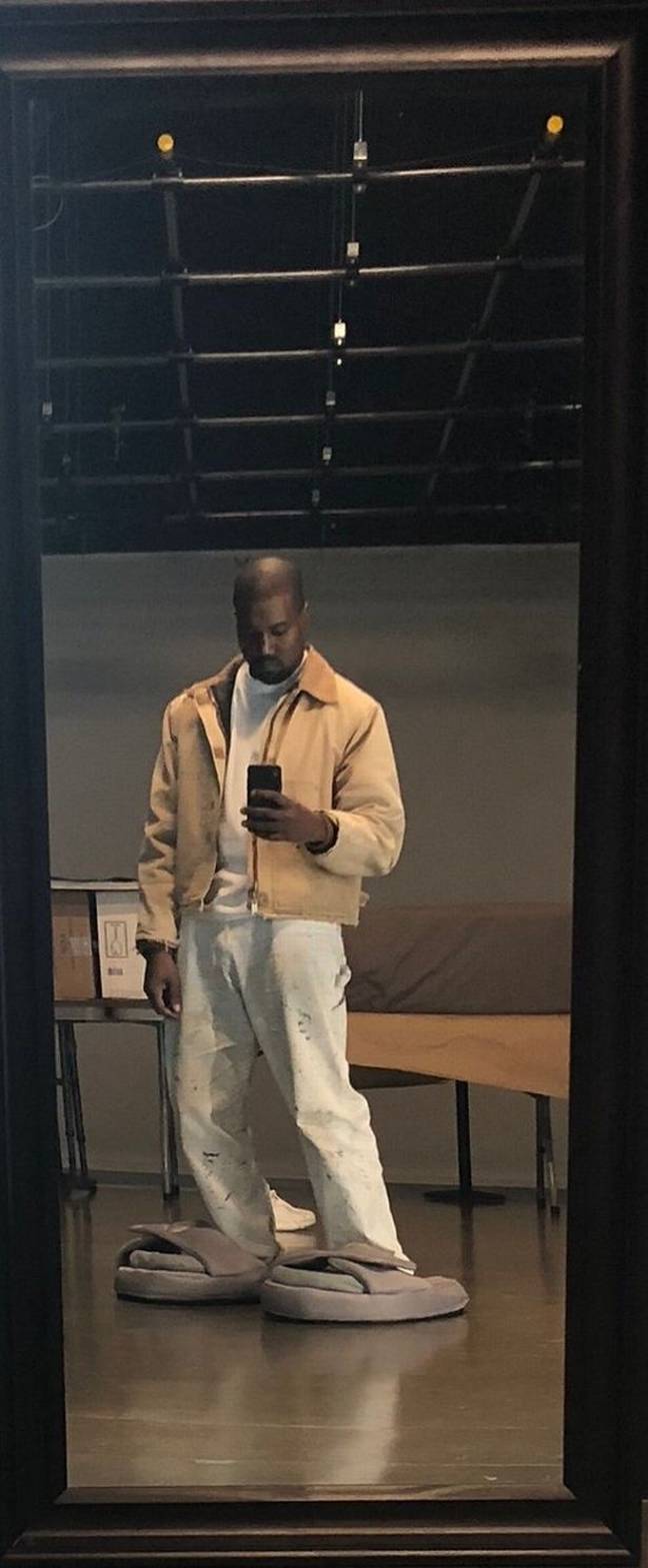 Kanye's fashion line has been described as fashion slave gear Credit: Twitter/Kanye West
