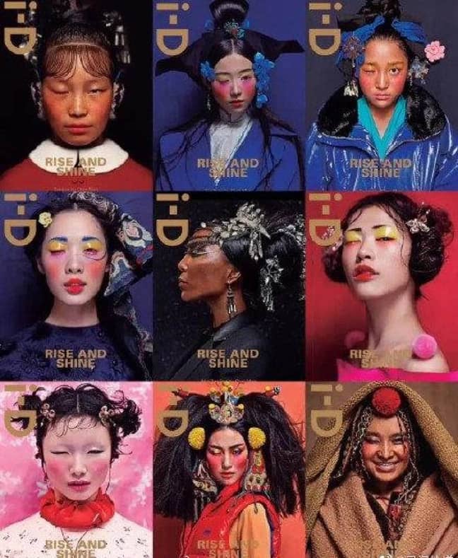 People pointed out that it looked like a previous piece from Ms Chen. Credit: I-D Magazine