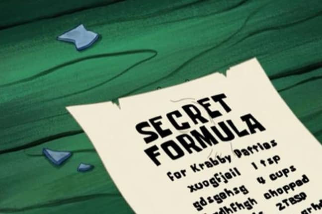 formula secreta anti-imbatranire spongebob