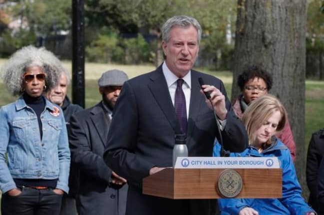 Mayor Bill de Blasio said the bill reflected the city's inclusive outlook. Credit: PA