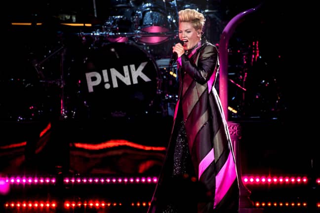 Singer Pink also joined the online protests against the new abortion laws. Credit: PA