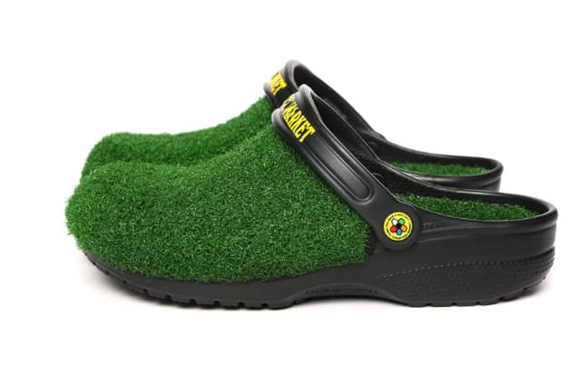 Astro turf Crocs, for that 'walking on grass' feeling. Credit: Chinatown Market/Crocs