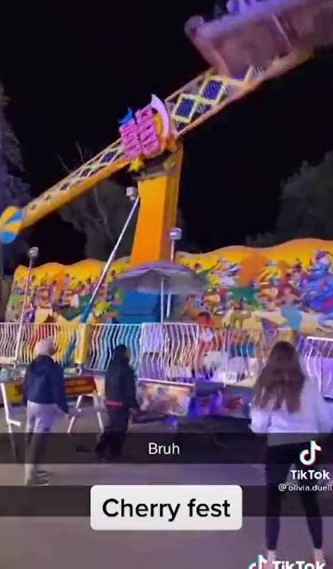 Fairgoers In Michigan Rush To Prevent Malfunctioning Magic Capet Ride From Tipping Over