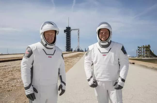 NASA astronauts Douglas Hurley (left) and Robert Behnken. Credit: PA