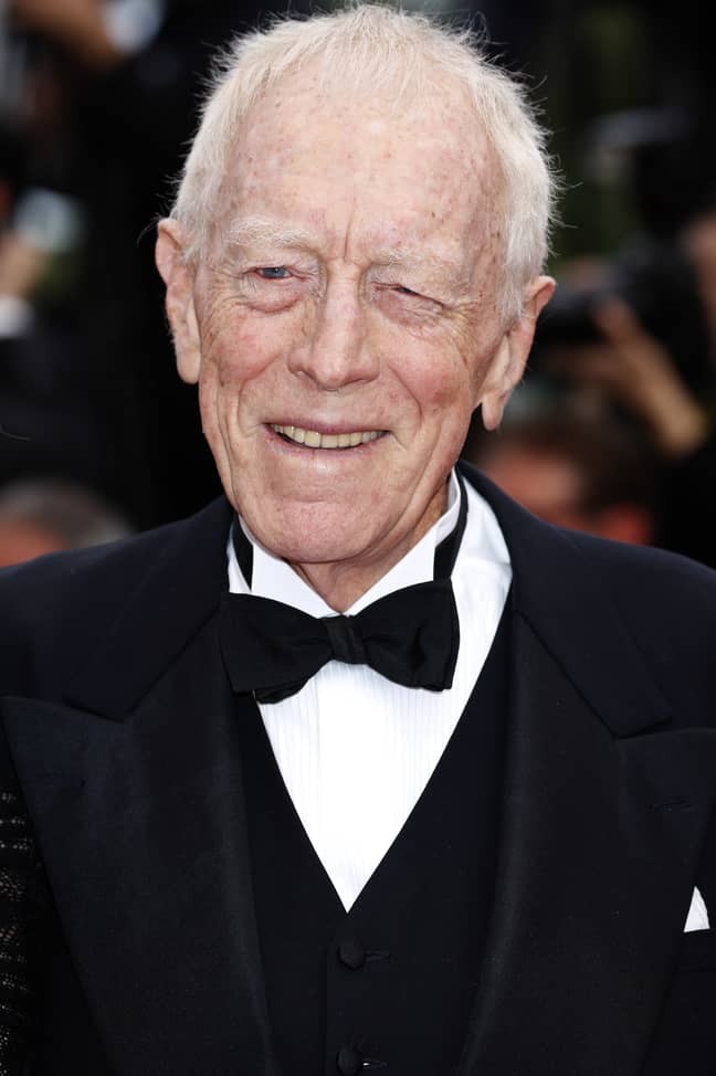 von Sydow passed away at his home in France over the weekend. Credit: PA