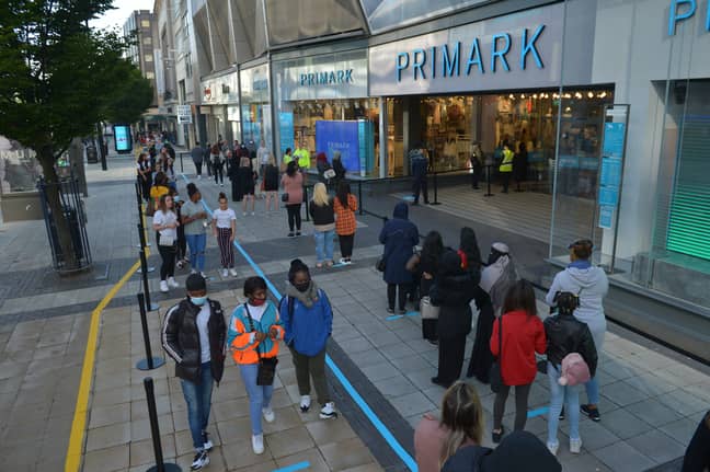 Large queues formed from early on Monday 15 June. Credit: PA
