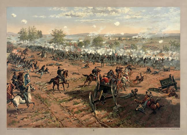 The Battle of Gettysburg. Credit: Wikimedia Commons