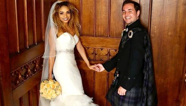 Martin Compston and Tianna Chanel Flynn getting married in 2016. (Credit: Instagram/@tianna_flynn)