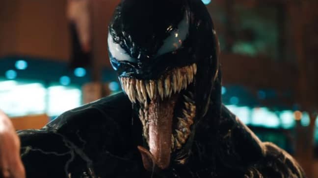 Tom Hardy as Venom in 2018's Venom. Credit: Sony