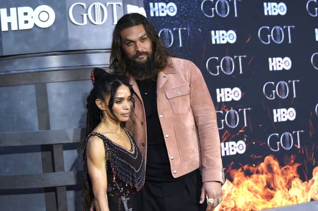 Jason Momoa with wife Lisa Bonet at the premiere for the eighth season of Game of Thrones. Credit: PA