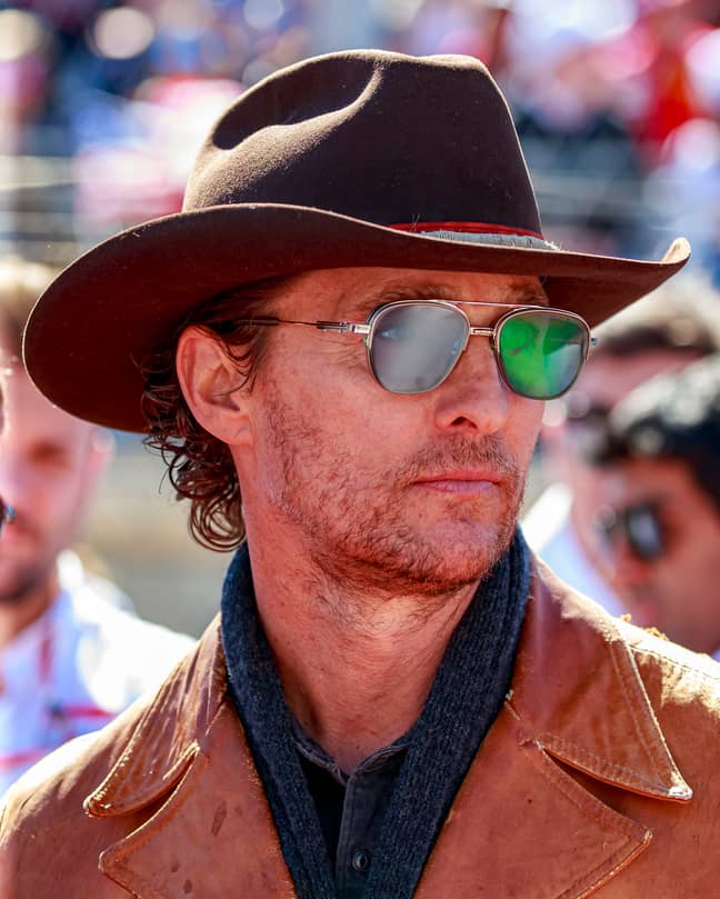 Mathew McConaughey has announced his arrival on Instagram in style. Credit: PA
