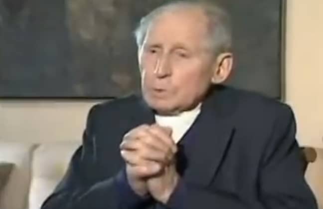 Mr Loinger died on Friday at the age of 108. Credit: Memorial de la Shoah/YouTube